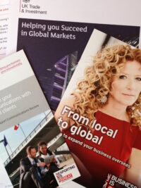 Former UKTI brochures about exporting